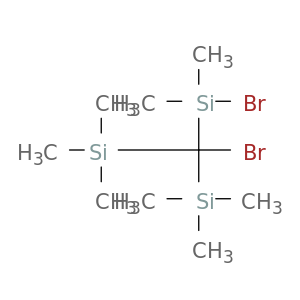 Silane, [bromo(bromodimethylsilyl)methylene]bis[trimethyl-