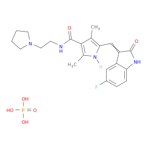 5-[(Z)-(5-氟-1,2-二氢-2-氧代-3H-吲哚-3-亚基)甲基]-2,4-二甲基-N-[2-(1-吡咯烷基)乙基]-1H-吡咯-3-甲酰胺磷酸盐
