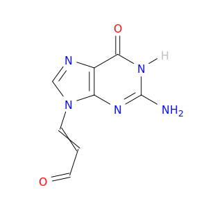 2-Propenal, 3-(2-amino-1,6-dihydro-6-oxo-9H-purin-9-yl)-