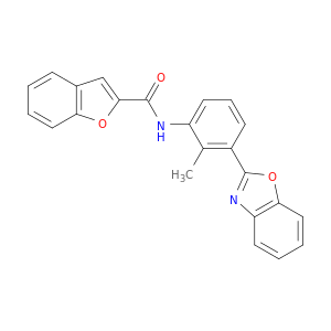 N-(3-BENZO[D]OXAZOL-2-YL-2-METHYL-PHENYL)BENZOFURAN-2-CARBOXAMIDE