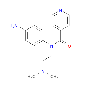4-Pyridinecarboxamide, N-(4-aminophenyl)-N-[2-(dimethylamino)ethyl]-