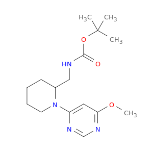 [1-(6-甲氧基-嘧啶-4-基)-哌啶-2-基甲基]-氨基甲酸叔丁基酯
