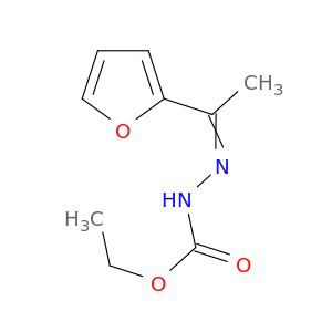Hydrazinecarboxylic acid, [1-(2-furanyl)ethylidene]-, ethyl ester