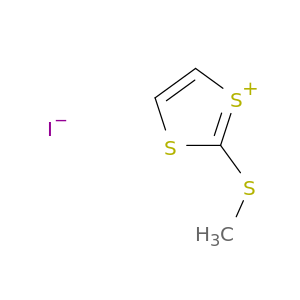 1,3-Dithiol-1-ium, 2-(methylthio)-, iodide