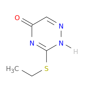 1,2,4-Triazin-5(2H)-one, 3-(ethylthio)-