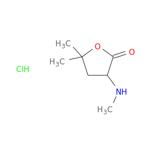 5,5-dimethyl-3-(methylamino)oxolan-2-one hydrochloride
