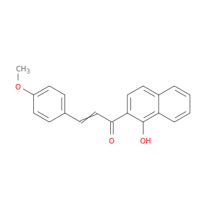 2-Propen-1-one, 1-(1-hydroxy-2-naphthalenyl)-3-(4-methoxyphenyl)-