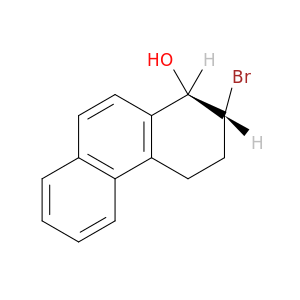 1-Phenanthrenol, 2-bromo-1,2,3,4-tetrahydro-, trans-