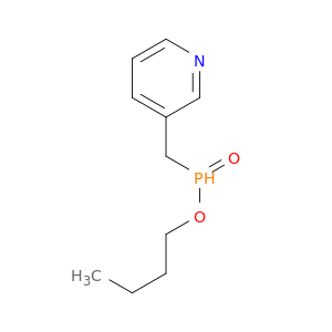 Phosphinic acid, (3-pyridinylmethyl)-, butyl ester