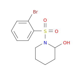 2-Piperidinol, 1-[(2-bromophenyl)sulfonyl]-