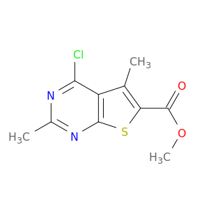 Methyl 4-Chloro-2,5-dimethylthieno[2,3-d]pyrimidine-6-carboxylate