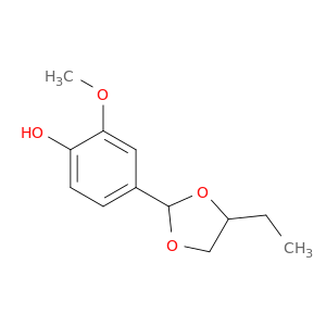 Phenol, 4-(4-ethyl-1,3-dioxolan-2-yl)-2-methoxy-
