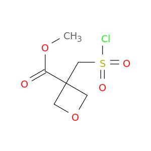 methyl 3-[(chlorosulfonyl)methyl]oxetane-3-carboxylate