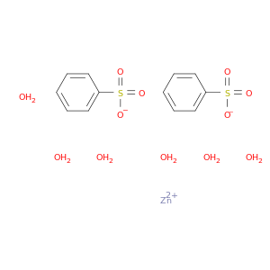zinc benzenesulfonate hydrate(1:2:6)