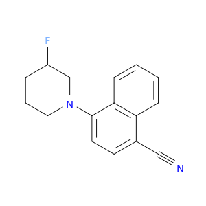 1-Naphthalenecarbonitrile, 4-(3-fluoro-1-piperidinyl)-