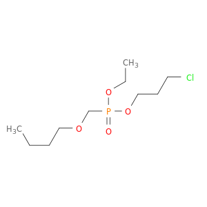 Phosphonic acid, (butoxymethyl)-, 3-chloropropyl ethyl ester
