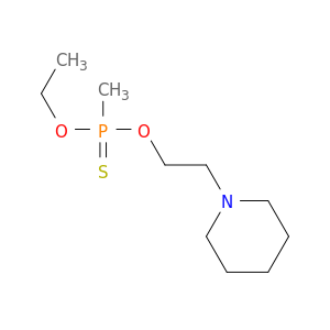 Phosphonothioic acid, methyl-, O-ethyl O-[2-(1-piperidinyl)ethyl] ester