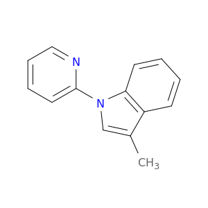 1H-Indole, 3-methyl-1-(2-pyridinyl)-