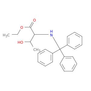 ETHYL 3-HYDROXY-2-(TRITYLAMINO)BUTANOATE