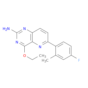 Pyrido[3,2-d]pyrimidin-2-amine, 4-ethoxy-6-(4-fluoro-2-methylphenyl)-