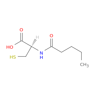 N-(1-氧代戊基)-L-半胱氨酸