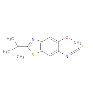 Benzothiazole,2-(1,1-dimethylethyl)-6- isothiocyanato-5-methoxy-