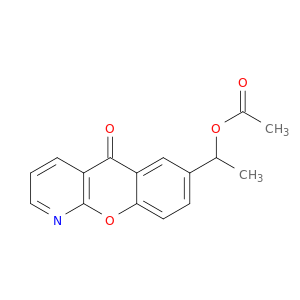 5H-[1]Benzopyrano[2,3-b]pyridin-5-one, 7-[1-(acetyloxy)ethyl]-
