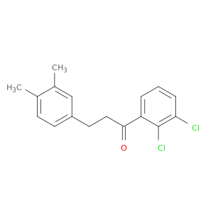 1-丙酮,1-(2,3-二氯苯基)-3-(3,4-二甲基苯基)-