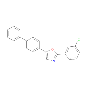 Oxazole, 5-[1,1'-biphenyl]-4-yl-2-(3-chlorophenyl)-
