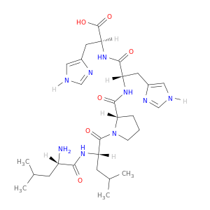 L-Histidine, L-leucyl-L-leucyl-L-prolyl-L-histidyl-