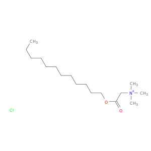 乙烷胺,2-(十二烷氧基)-N,N,N-三甲基-2-氧代,氯(1：1)