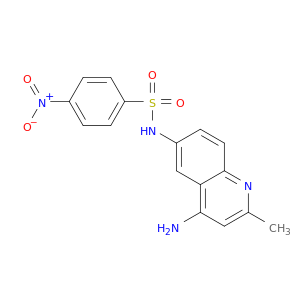 N-(4-AMINO-2-METHYL-QUINOLIN-6-YL)-4-NITRO-BENZENESULFONAMIDE