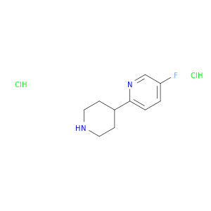 吡啶,5-氟-2-(4-哌啶基)-,盐酸盐(1：2)