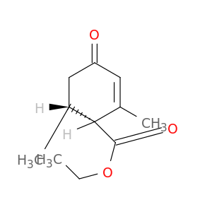 2-Cyclohexene-1-carboxylic acid, 2,6-dimethyl-4-oxo-, ethyl ester, cis-