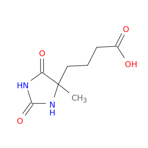 4-(4-methyl-2,5-dioxoimidazolidin-4-yl)butanoic acid