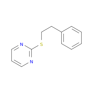Pyrimidine, 2-[(2-phenylethyl)thio]-