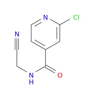 4-Pyridinecarboxamide, 2-chloro-N-(cyanomethyl)-
