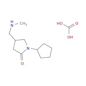 碳酸,Compd。用1-环戊基-4-[(甲基氨基)甲基]-2-吡咯烷酮(1：1)