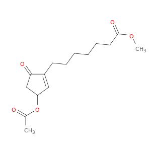 1-Cyclopentene-1-heptanoic acid, 3-(acetyloxy)-5-oxo-, methyl ester