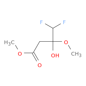 Butanoic acid, 4,4-difluoro-3-hydroxy-3-methoxy-, methyl ester