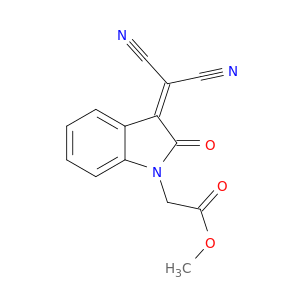 METHYL 2-[3-(DICYANOMETHYLIDENE)-2-OXO-INDOL-1-YL]ACETATE
