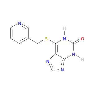 2H-Purin-2-one, 1,3-dihydro-6-[(3-pyridinylmethyl)thio]-