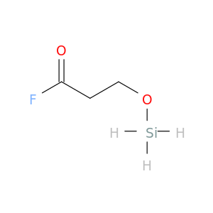 Propanoyl fluoride, 3-(silyloxy)-