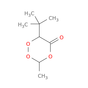 1,2,4-Trioxan-5-one, 6-(1,1-dimethylethyl)-3-methyl-