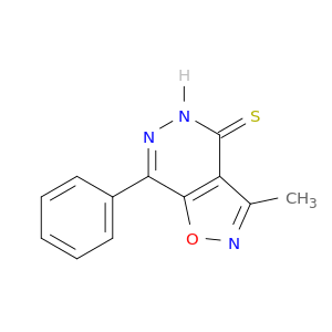 Isoxazolo[4,5-d]pyridazine-4(5H)-thione, 3-methyl-7-phenyl-