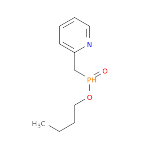 Phosphinic acid, (2-pyridinylmethyl)-, butyl ester