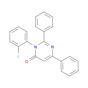 4(3H)-Pyrimidinone, 3-(2-fluorophenyl)-2,6-diphenyl-