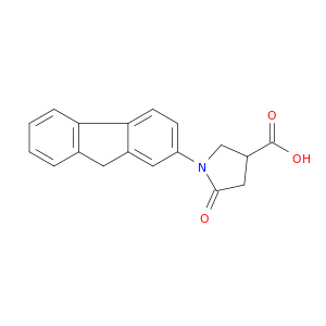 1-(9H-芴-2-基)-5-氧亚基吡咯烷-3-羧酸
