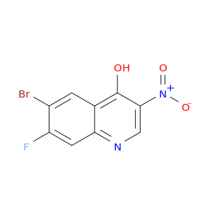 6-溴-7-氟-3-硝基喹啉-4-醇