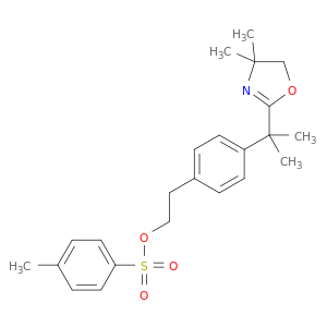 4-甲基苯磺酸4-(2-(4,4-二甲基-4,5-二氢恶唑-2-基)丙-2-基)苯乙基酯
